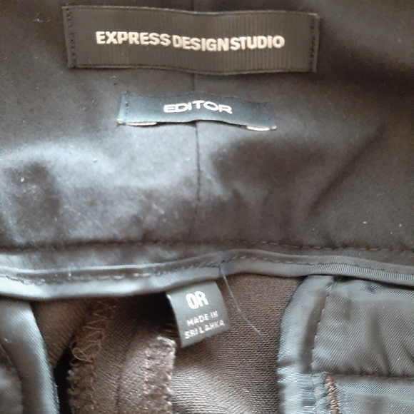 Express Midrise Editor Trouser Pants Size Zero - Picture 8 of 8